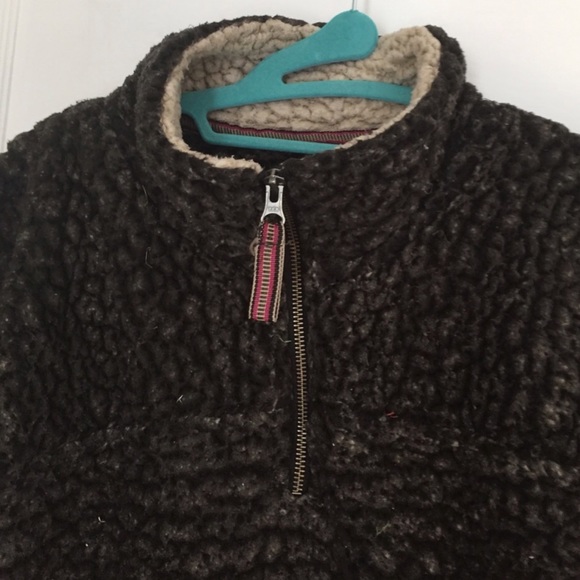 live oak fluffy pullover black fleece size medium - Picture 4 of 6